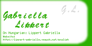 gabriella lippert business card